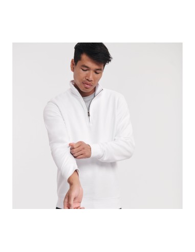 RUS-0R270M0-Authentic Quarter Zip Sweat